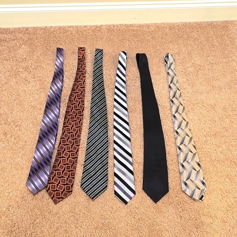Men's ties. 6 ties